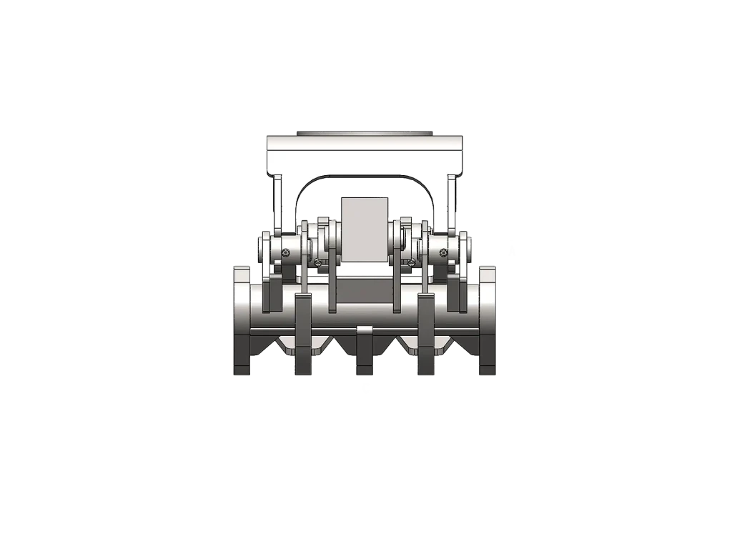 KXG29 complete assy side view closed with annotations NEW